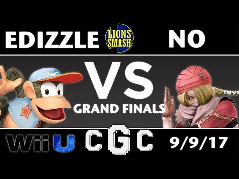 CGC Smash Fall 2017 - Edizzle (Diddy Kong) vs No (Villager, Sheik) - Smash 4 Grand Finals