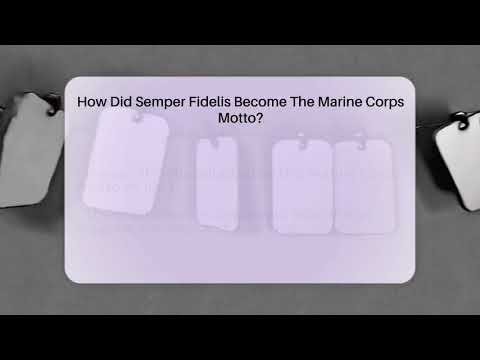 How Did Semper Fidelis Become The Marine Corps Motto? - Battle Ready Force