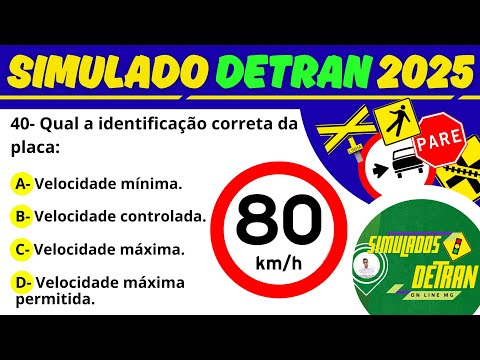 como PASSAR de PRIMEIRA na PROVA TEÓRICA DO DETRAN - SIMULADO DO DETRAN 2025 #mgsimuladosdetran2025