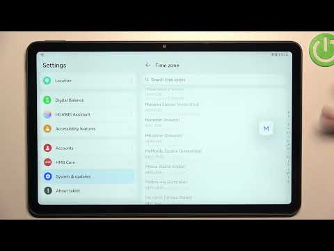 How to Change Date and Time in Huawei Matepad 10 4 2022 - Set Up Different Time