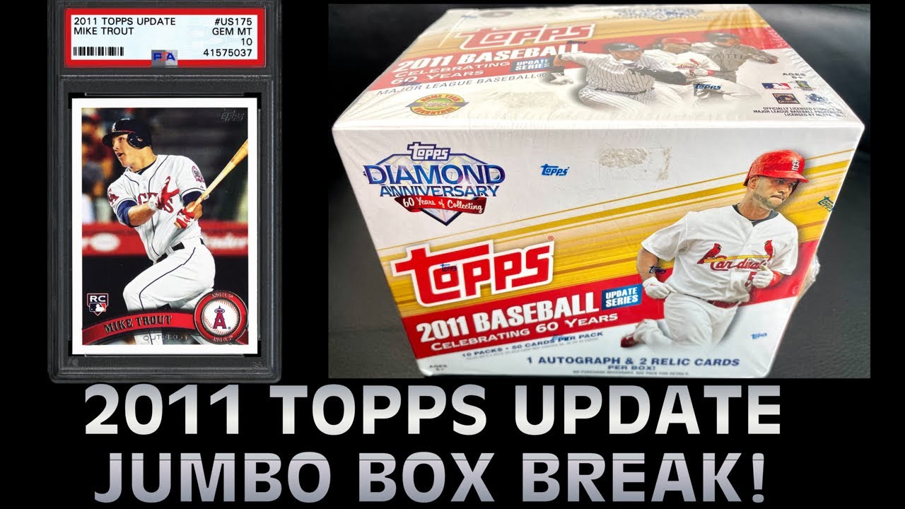 OPENING A $17,000 JUMBO BOX OF 2011 TOPPS UPDATE! MIKE TROUT ROOKIE CARD HUNT!
