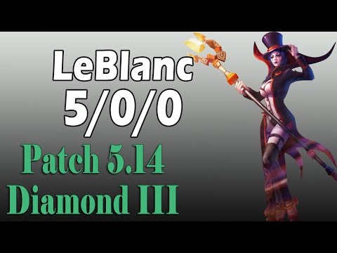 LeBlanc vs Twisted Fate || Uncarriable game
