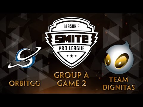 SMITE Pro League Fall Split Group A - OrbitGG vs. Team Dignitas (Game 2)