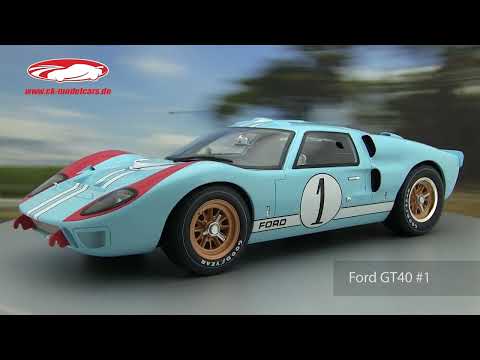 CMR 1:12 Ford GT40 #1 2番目 24h LeMans 1966 Miles, Hulme