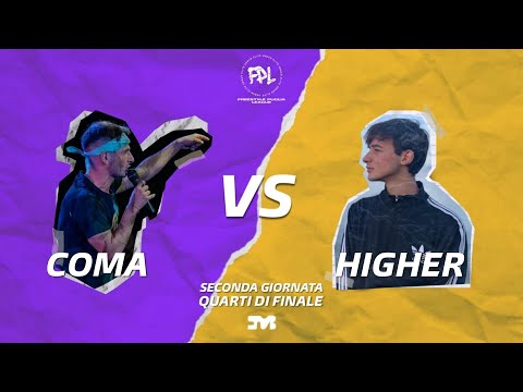 Higher vs Coma - FPL ( seconda giornata) - Quarti di finale