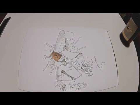 character 10 - Graffiti zeichnen - B-Boy - Blackbook - MORE ESF - Berlin