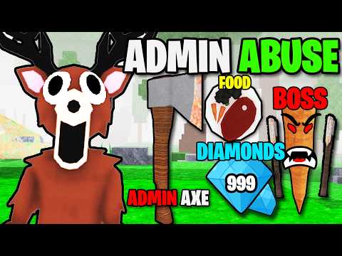 I Survived The ADMIN ABUSE EVENT In 99 Nights In The Forest!