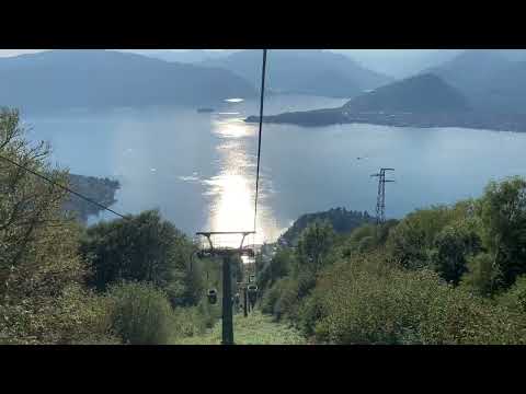 #vaingiro spettacolare! La salita con la bidonvia di Laveno fino al Sasso del Ferro