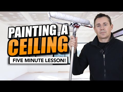 HOW TO PAINT A CEILING - Everything you need to know in 5 minutes!