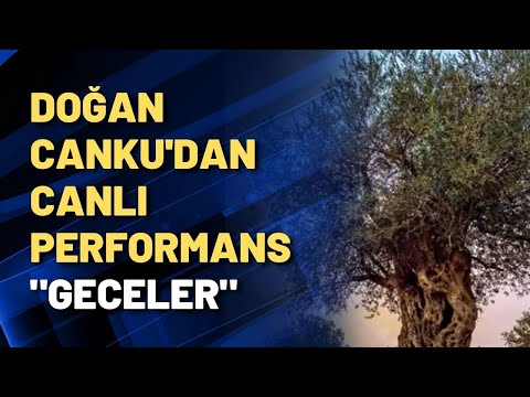 Doğan Canku'dan canlı performans "Geceler"