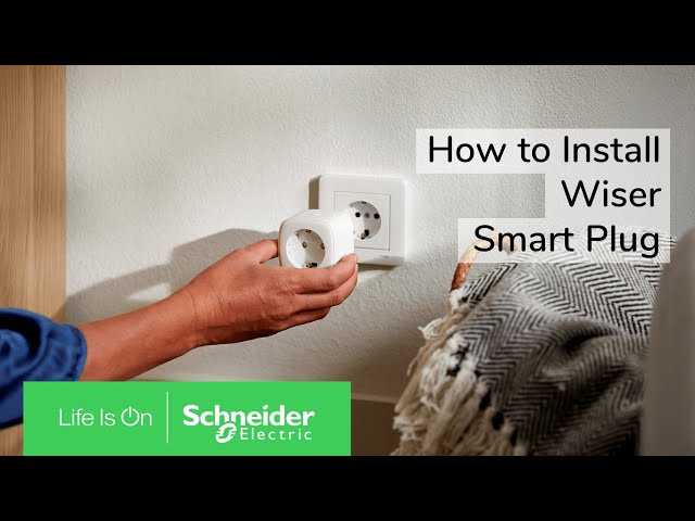 schneider electric Uttag 1-vägs smart plug wiser