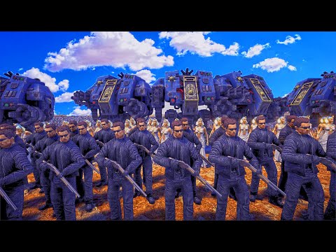 Dreadnaught, T 800 Terminator & Arnold T800 VS 3 MILLION MONSTER ARMY !! UEBS 2
