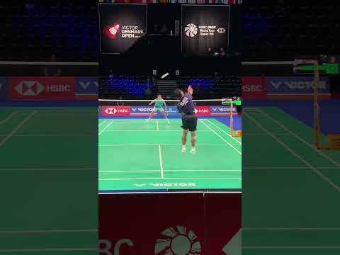Badminton Denmark Open 2023 Nice Net Shot By Ginting #badminton #yonex #youtuber