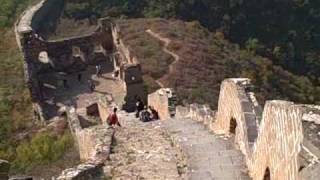 preview picture of video 'Great Wall of China after the climb'