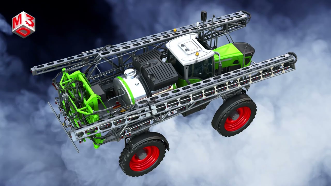 Penyemprot Seri Rogator 900 937H Model 3D