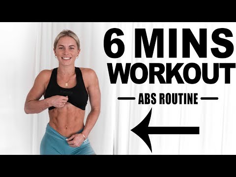 6 MINUTE AB WORKOUT!!! (no equipment)