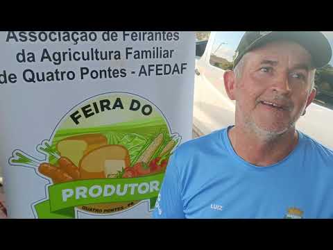 1° Feira da Lua na Rua Coberta em Quatro Pontes. Um evento da (AFEDAF), Ass.Feir.Agri.Fam.
