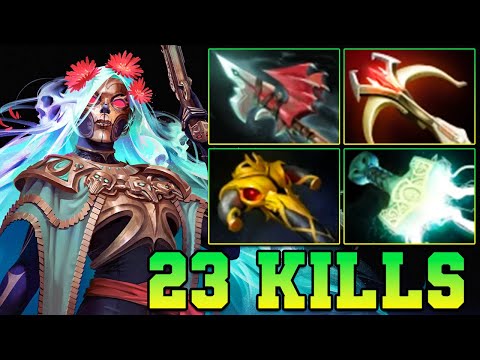 24 Kills Muerta Dota 2 !! Muerta Offlane Pro Gameplay Guide Build 7.39