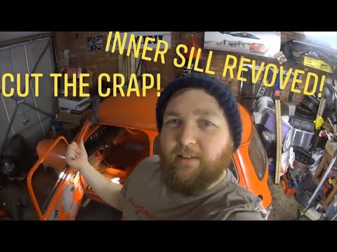 Inner Sill Removal - Classic mini Restoration - Project Bumble - Part 25