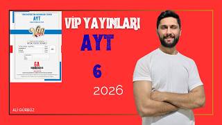 AYT Tarihi Fullemeden Bırakmayacağız! VİP Yayınları AYT 6 / Sos-1 ve Sos-2 / 202