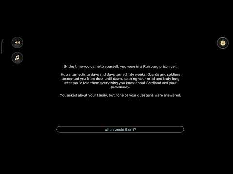 Suzerain : Bad Ending losing war and captured by Rumburg