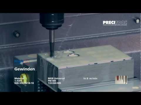 PREMUS Gewinden in Material 1.4301