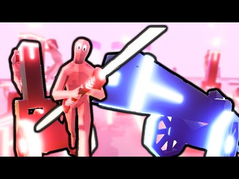 Totally Accurate Battle Simulator - NEON UPDATE, NEW UNITS EPIC TESLA ARC WEAPONS,   - TABS GAMEPLAY