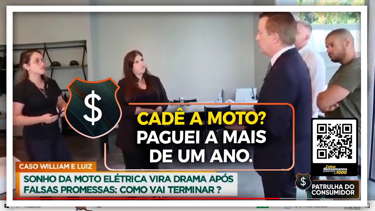 CADÊ A MOTO? PAGUEI A MAIS DE ANO.