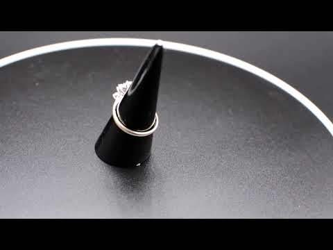 9ct Gold Diamond Cluster engagement ring.