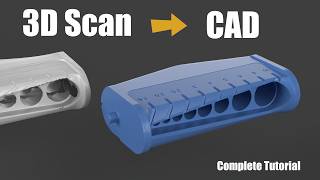 3D Scan to CAD: Shaping with Extrude Cut (Feat. Creality Raptor)