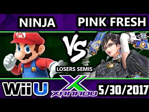 S@X 204 - MoC|Ninja (Mario) Vs. VGBC|Pink Fresh (Bayonetta) - SSB4 Loesrs Semis - Smash 4
