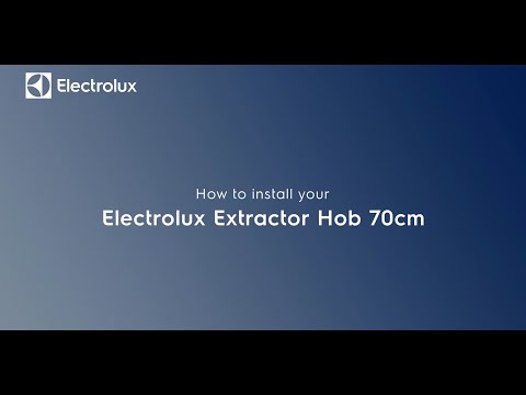 How to install your ELECTROLUX 70 cm Extractor Hob