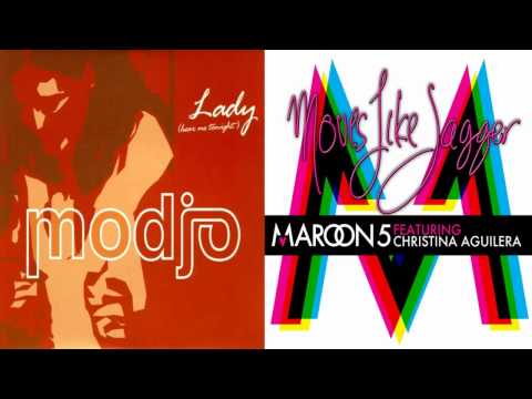 Modjo VS Maroon 5 Feat. Christina Aguilera - Lady (Hear Me Tonight) VS Moves Like Jagger [Remix]