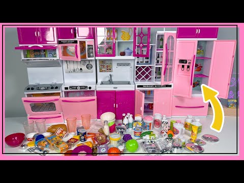 ASMR Organizing my new Barbie Kitchen Set 🍳🥄 | Unboxing | No talking 💖