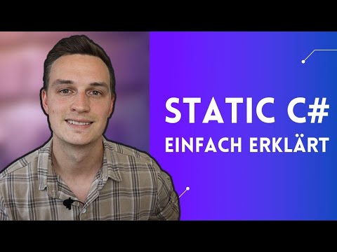Static in C# am Beispiel erklärt