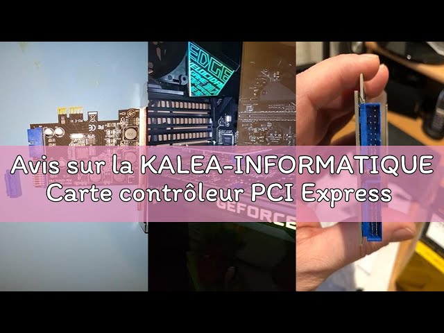 Vídeo relacionado con KALEA-INFORMATIQUE Tarjeta controladora PCI Express PCIe Paralelo IEEE1284 LPT con chipset ASIX. Soporte SPP ECP y Soportes Low y High Profile.