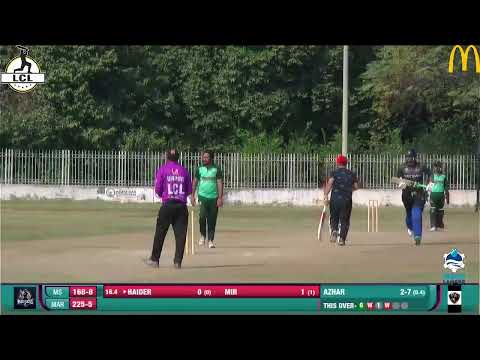 LCL-31 SATURDAY (C) MATCH # 07 | MARKHOR VS MAVERICK STRIKERS