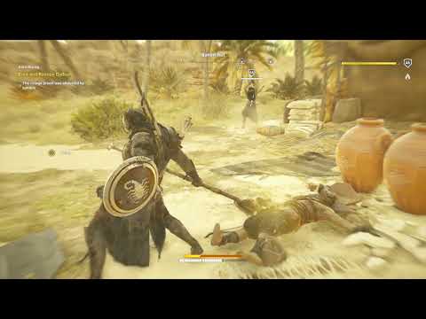 Assassin's Creed Curse of Pharaohs Use Scorpio Poison Shield