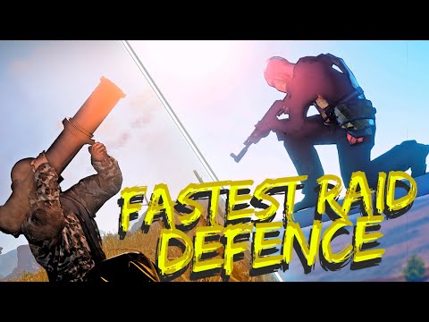 Rust - My FASTEST Raid Defence 1v5