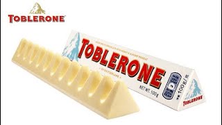 Toblerone White Chocolate Malayalam Review | Rs. 160/- | Toblerone Unwrapping | Chocolate | #shorts