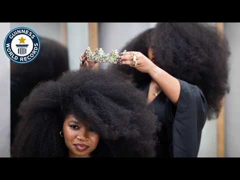Crowning The NEW Largest Afro | Guinness World Records
