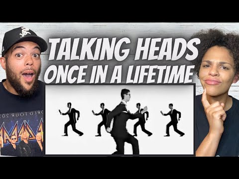 A VIBE!| FIRST TIME HEARING Talking Heads - Once In A Life Time REACTION