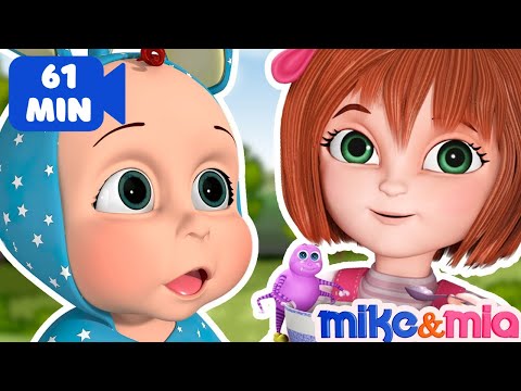 Little Miss Muffet | Popular Nursery Rhymes and Best Kids Songs | Children Songs by Mike and Mia