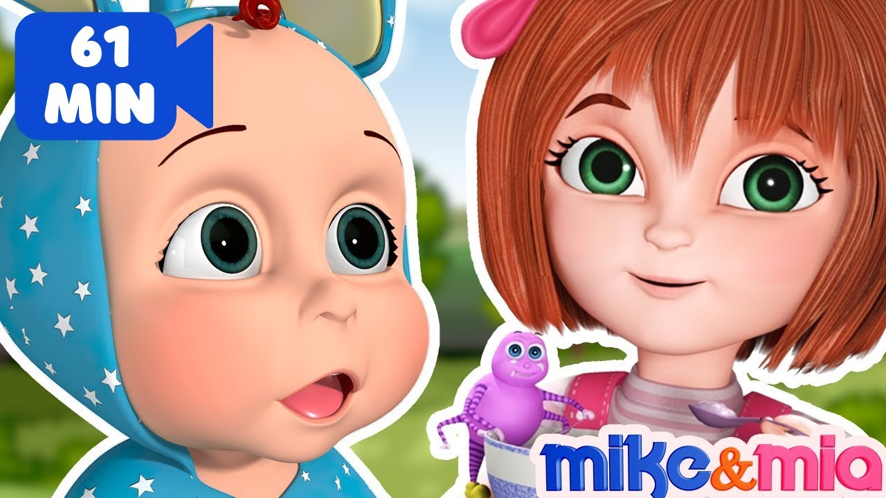 <h1 class=title>Little Miss Muffet | Popular Nursery Rhymes and Best Kids Songs | Children Songs by Mike and Mia</h1>