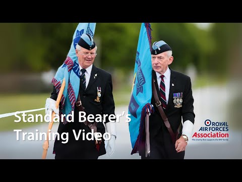 RAF Association: Standard Bearer's Training Video