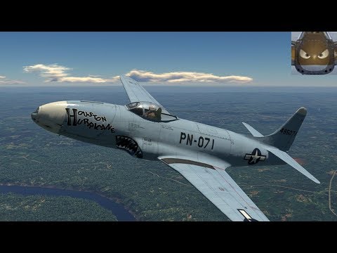 War Thunder SIM - F9F-8 & F80  -  Enduring Confrontation