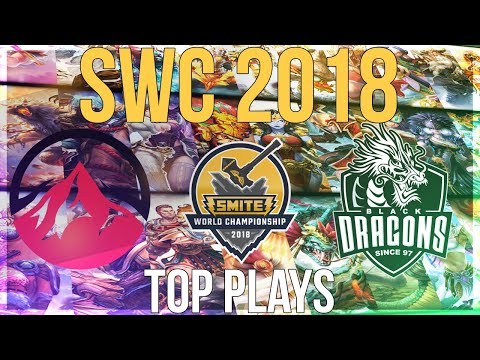 SMITE WORLDS TOP PLAYS -  SWC 2018 Placement Round Elevate vs Black Dragons