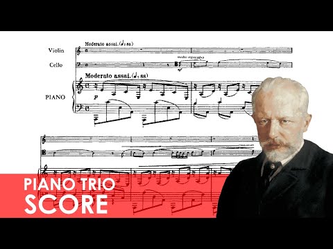 TCHAIKOVSKY Piano Trio in A minor (Op. 50) Score