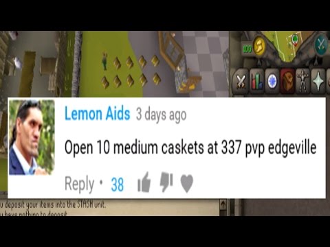 Lemon Aids: "Open 10 Medium Caskets at 337 PVP Edgeville" Video
