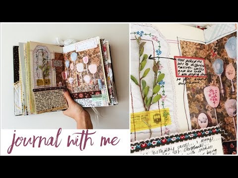 junk journal with me  process video ideas tips
